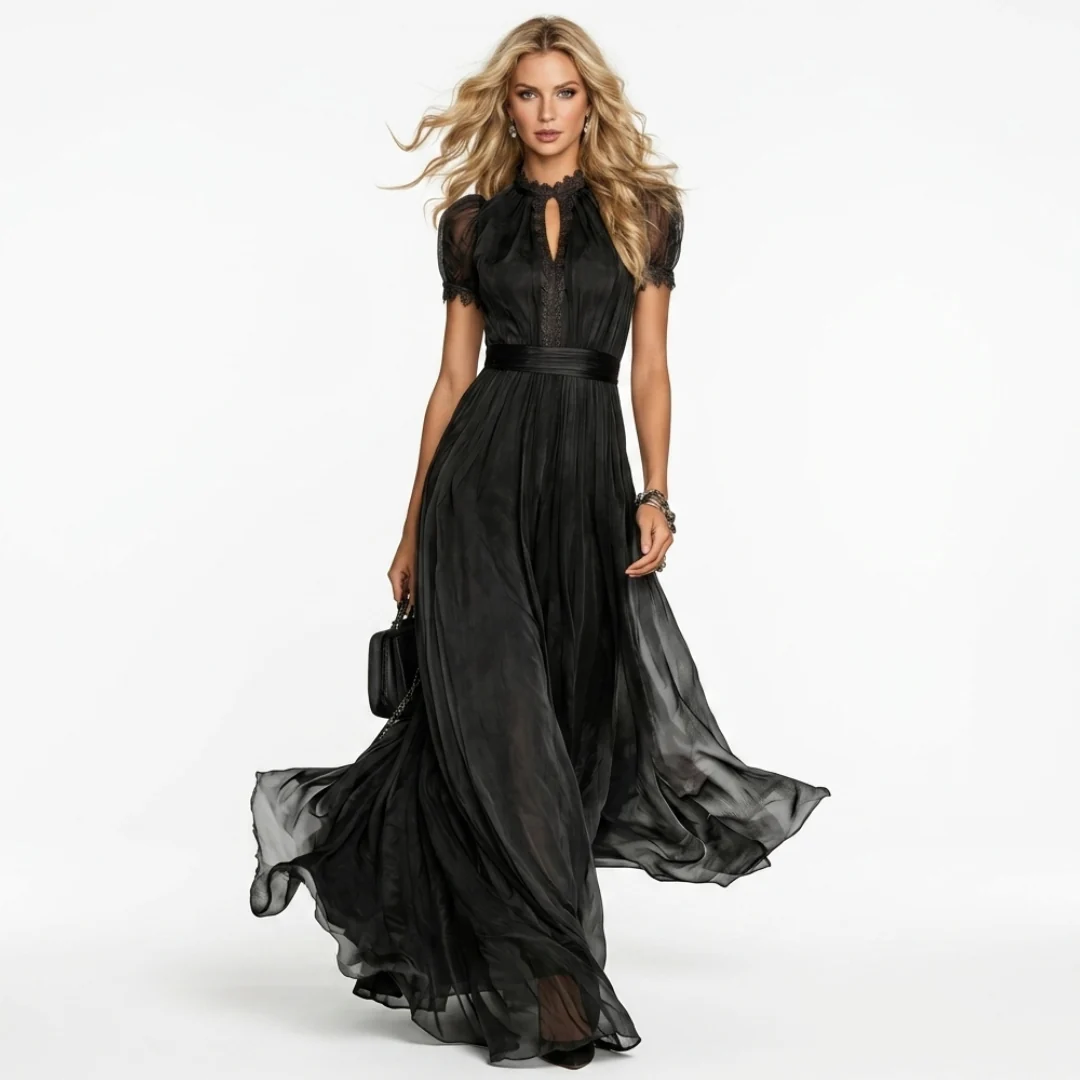 Bárbara | Vestido Longo com Decote Baixo - Image 5