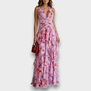 Eleana | Vestido Maxi com Halter