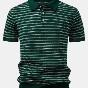 Sagres | Camisa Polo Tricotada Stripe