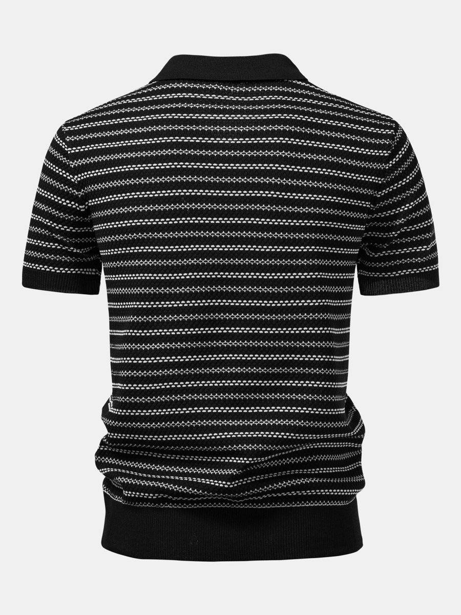 Sagres | Camisa Polo Tricotada Stripe - Image 5