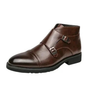 Tropea | Botas de Couro com Fecho de Fivela