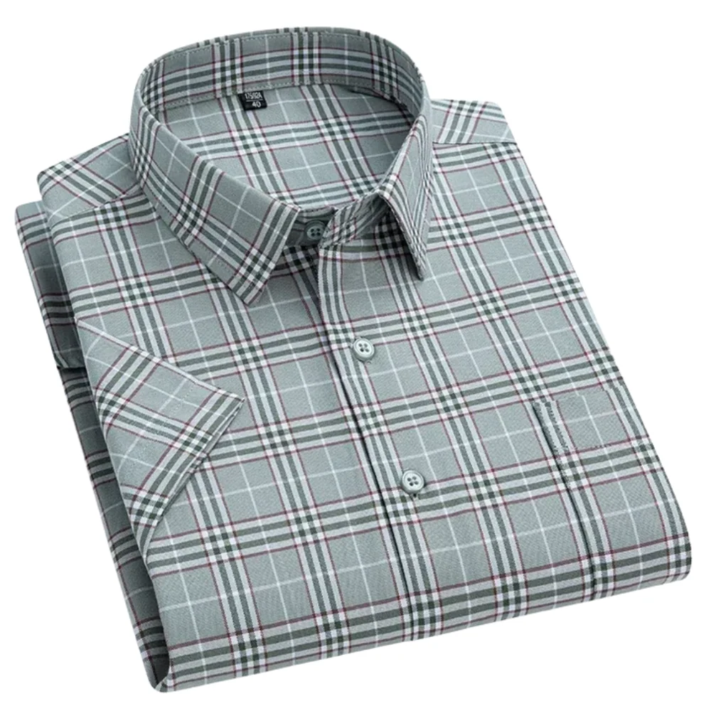 Marinha | Givalli - Camisa de Algodão de Manga Curta - Image 3