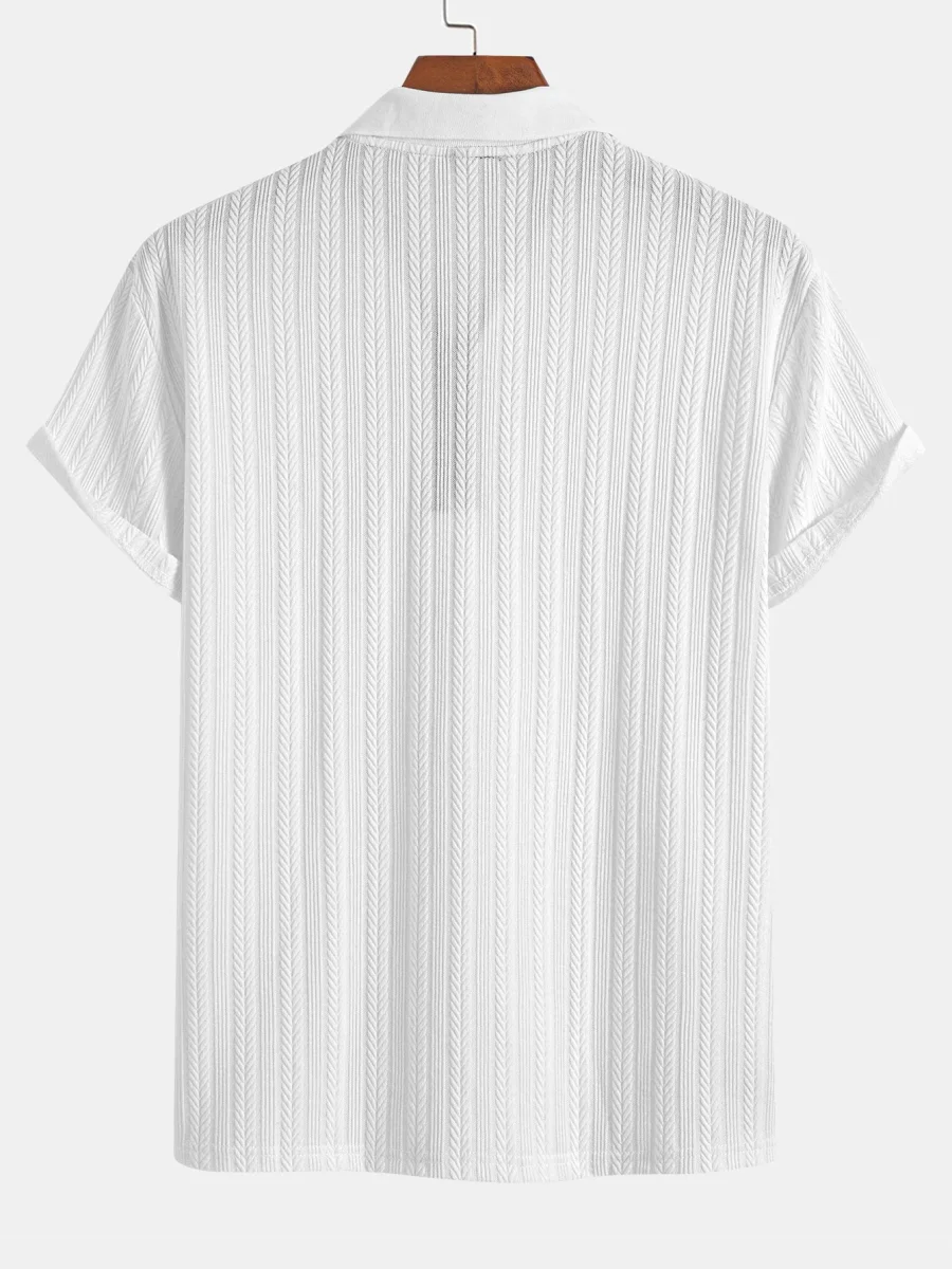 Carvoeiro | Polo com Zíper Texturizado - Image 9