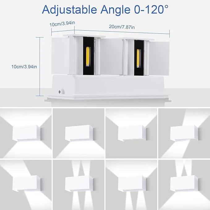 2 unidades - Candeeiro de Parede LED 24W Interior/Exterior - Image 3