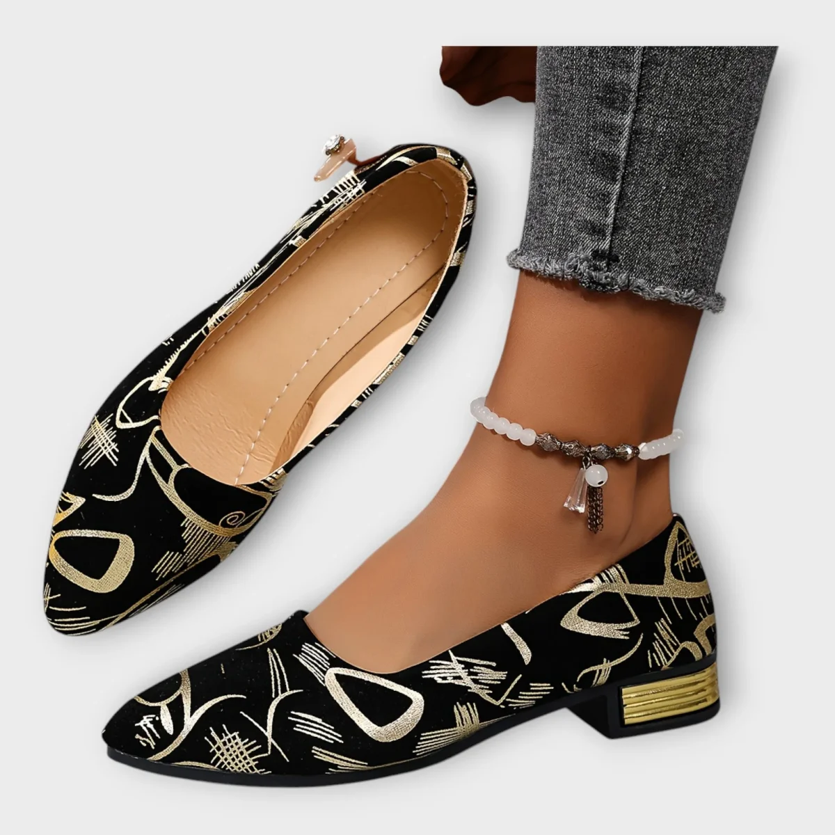 Calinda | Bailarinas Elegantes com Detalhes Sofisticados