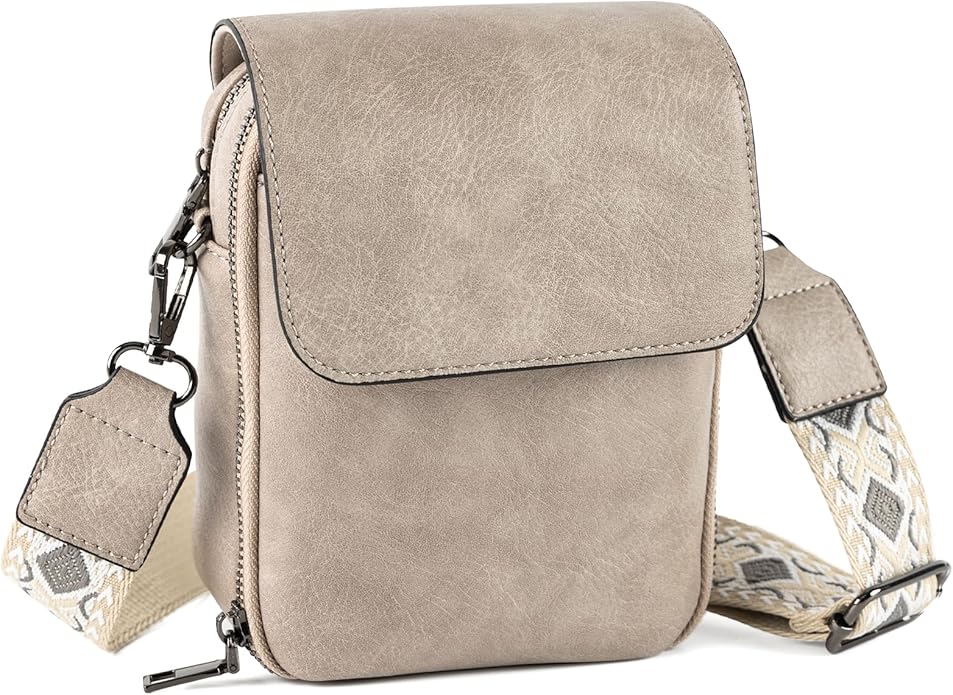 Bolsa Transversal Feminina em Couro PU com Bloqueio RFID - Image 2