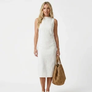 Verónica | Vestido Midi com Trama Canelada