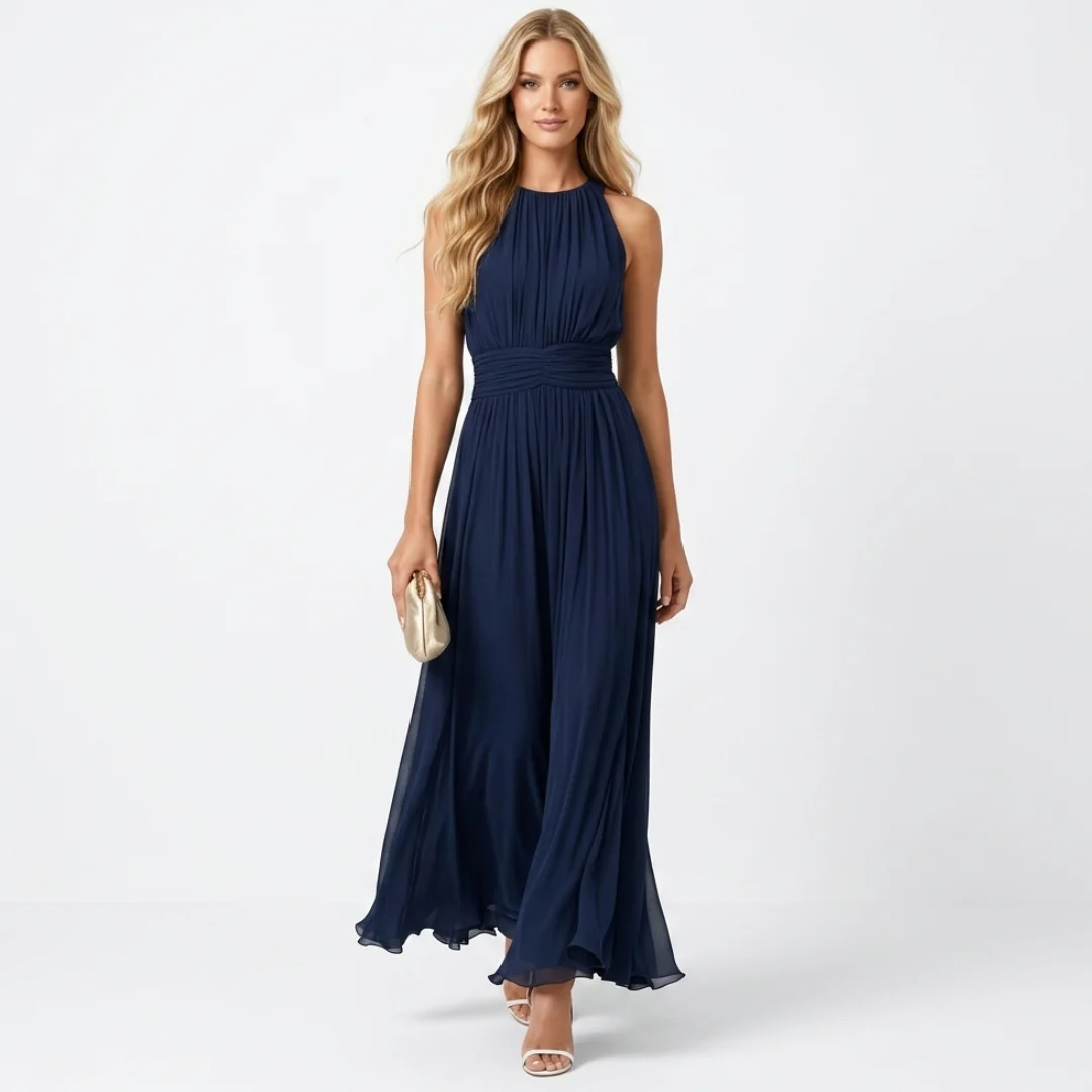 Belmira | Vestido Longo Sem Mangas - Image 4