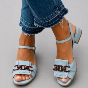 Azzurra | Sandálias Elegância Costeira