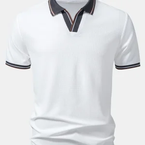 Tavira | Polo de Gola Johnny com Detalhes em Contraste