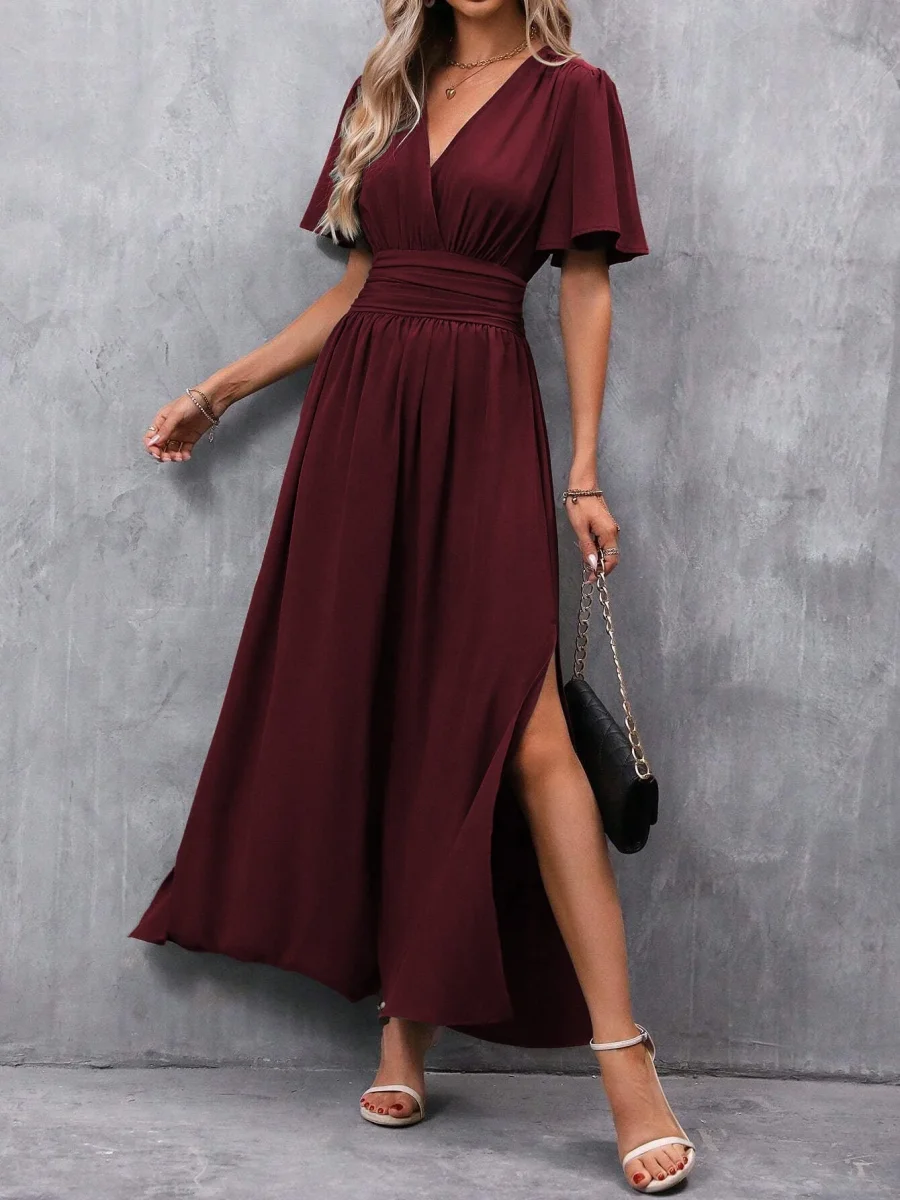 Alexandra | Vestido Maxi Elegante Preto - Image 4