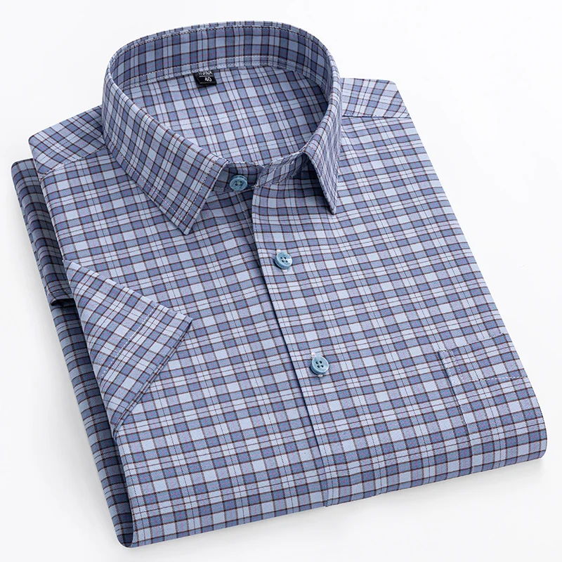 Marinha | Givalli - Camisa de Algodão de Manga Curta - Image 7