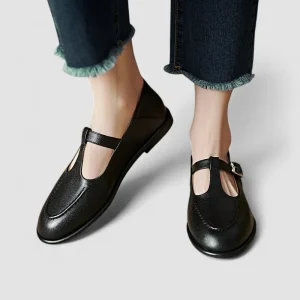 Camila | Sapatos Ortopédicos Mary Jane com Salto Baixo