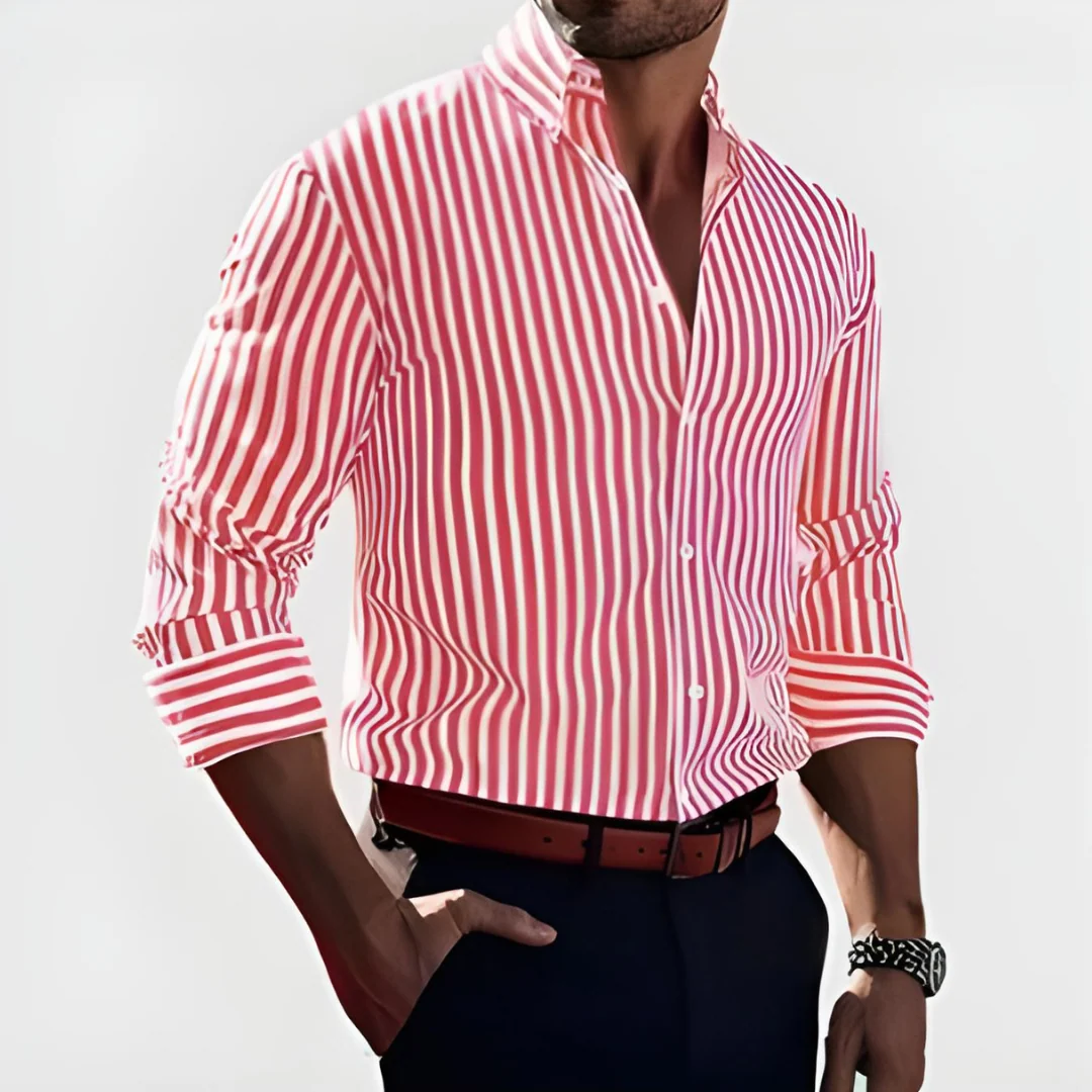 Cefalù | Camisa Elegante com Riscas - Image 5