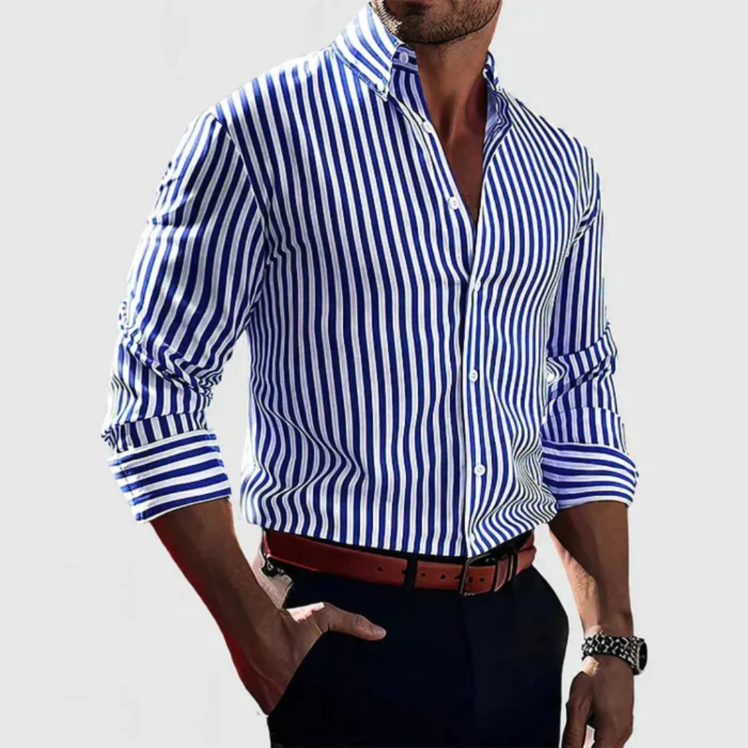 Cefalù | Camisa Elegante com Riscas - Image 6