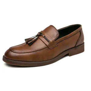 Taormina | Mocassins de Couro com Franja