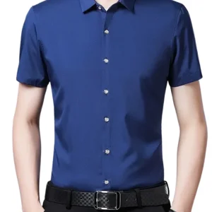 Ericeira | Camisa de Manga Curta Casual de Negócios
