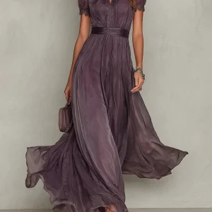 Bruna | Vestido Longo Mirela | Encanto Sofisticado