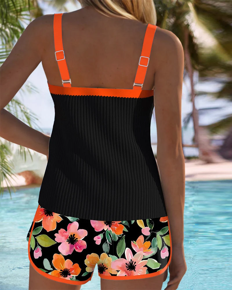São Paulo | Conjunto de Tankini Elegante em Dois Peças - Image 3