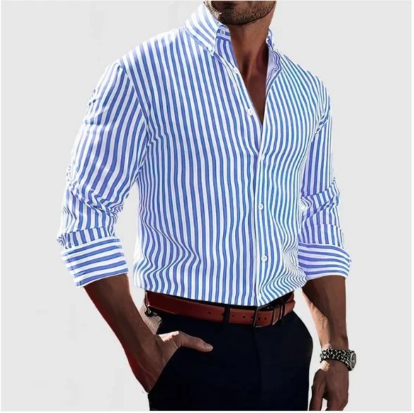 Cefalù | Camisa Elegante com Riscas - Image 4