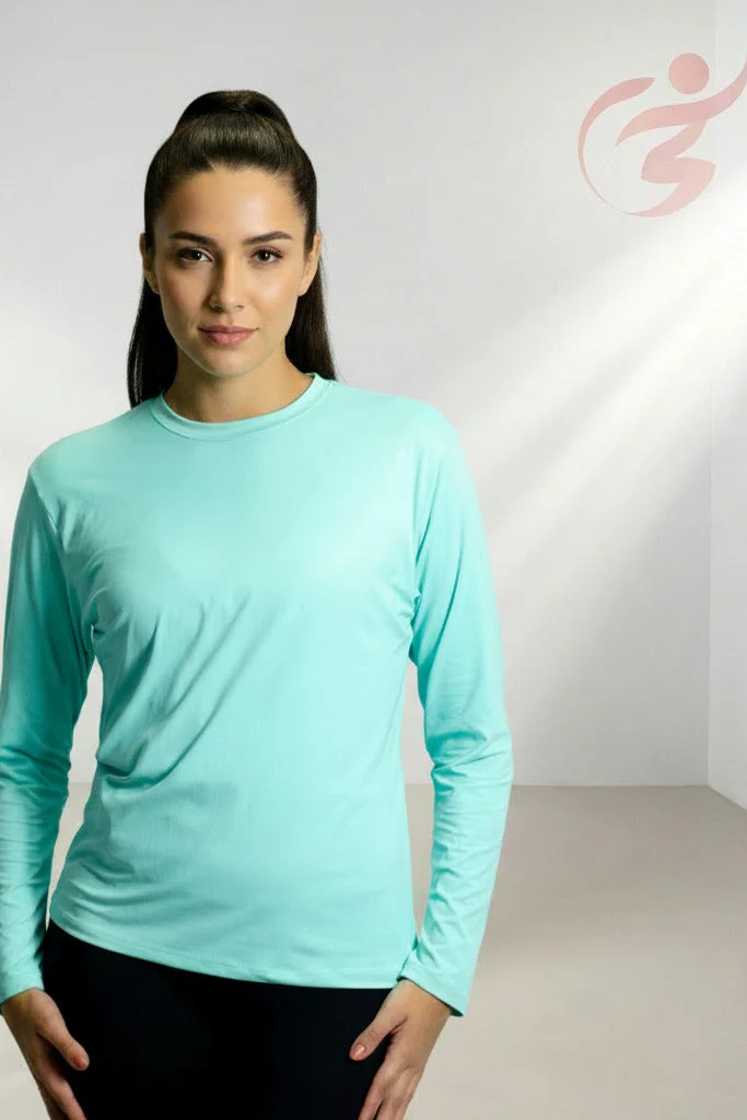 Blusa Térmica Feminina Manga Longa - Proteção Uv50+ - Poliamida